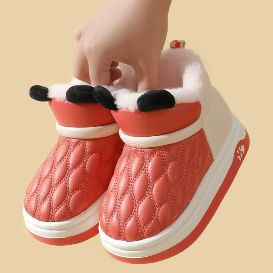 Новая зимняя хлопчатобумажная обувь для маленьких детей