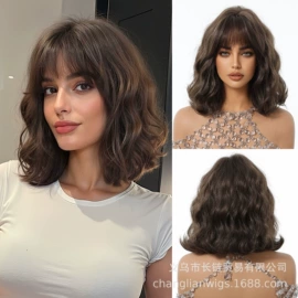 假发长卷发;长直发假发;假发短直发