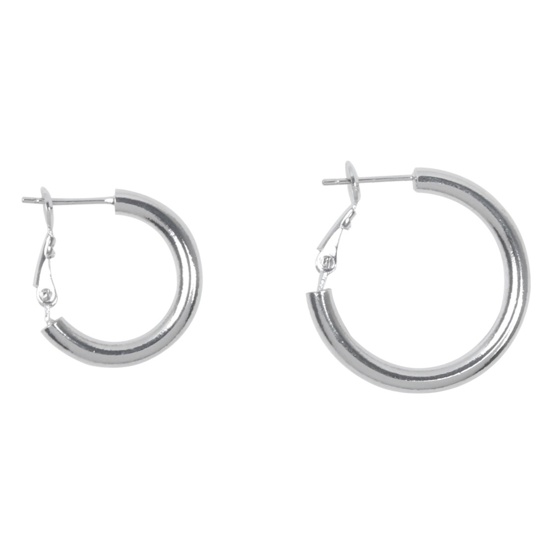 Circle popular silver needle earrings for women South Korea elegant Internet celebrity cold style high-grade all-Match ring earrings earrings
