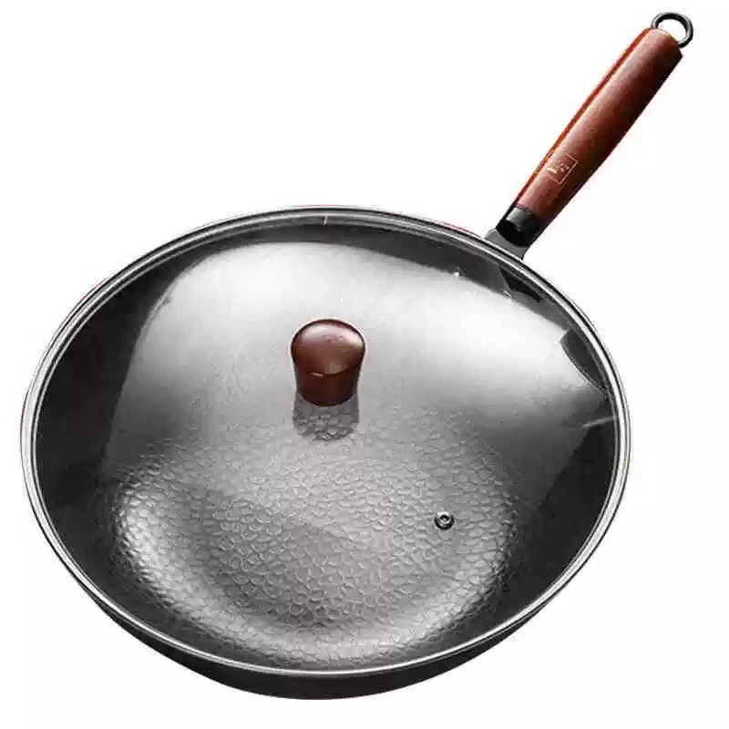 康宁 Fine iron hammer pattern серия вок 32см с крышкой
