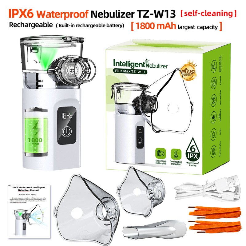 Tz-W13 Waterproof Atomizer Digital Display 1800 Battery Ipx6 Heat-Resistant High-Temperature Sprayer Household English Spray Machine Tz-W13 Waterproof Atomizer Digital Display 1800 Battery Ipx6 Heat-Resistant High-Temperature Sprayer Household English Spray Machine