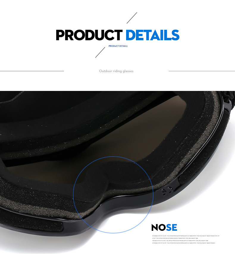 Children's colorful coated anti fog mountain skiing with mirror bag, outdoor windproof sand and snow goggles_voghion.com