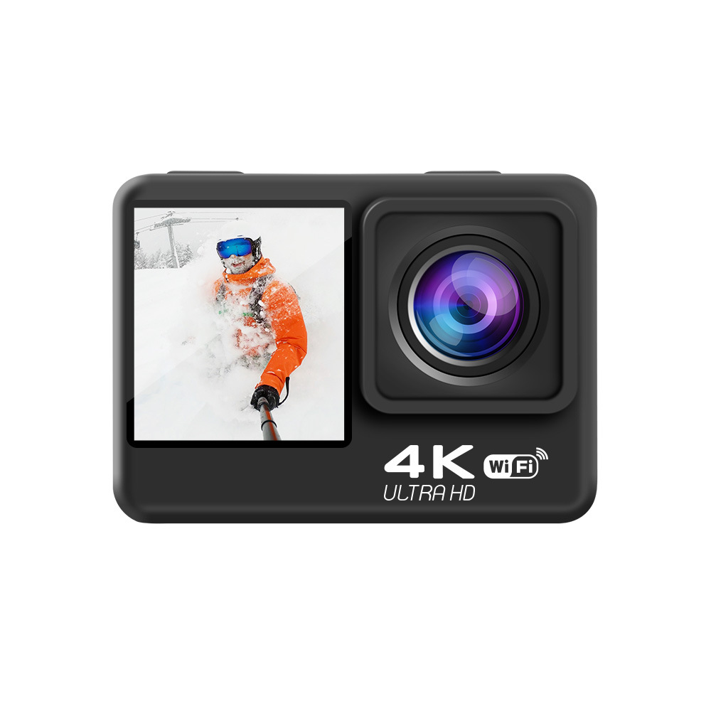 [Strict selection] HD 4K waterproof WIFI outdoor digital camera touch dual -screen anti -shake sports camera 2