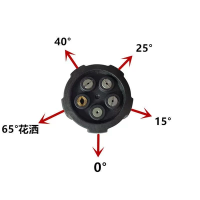 High pressure car wash water gun fan-shaped linear nozzle car wash
