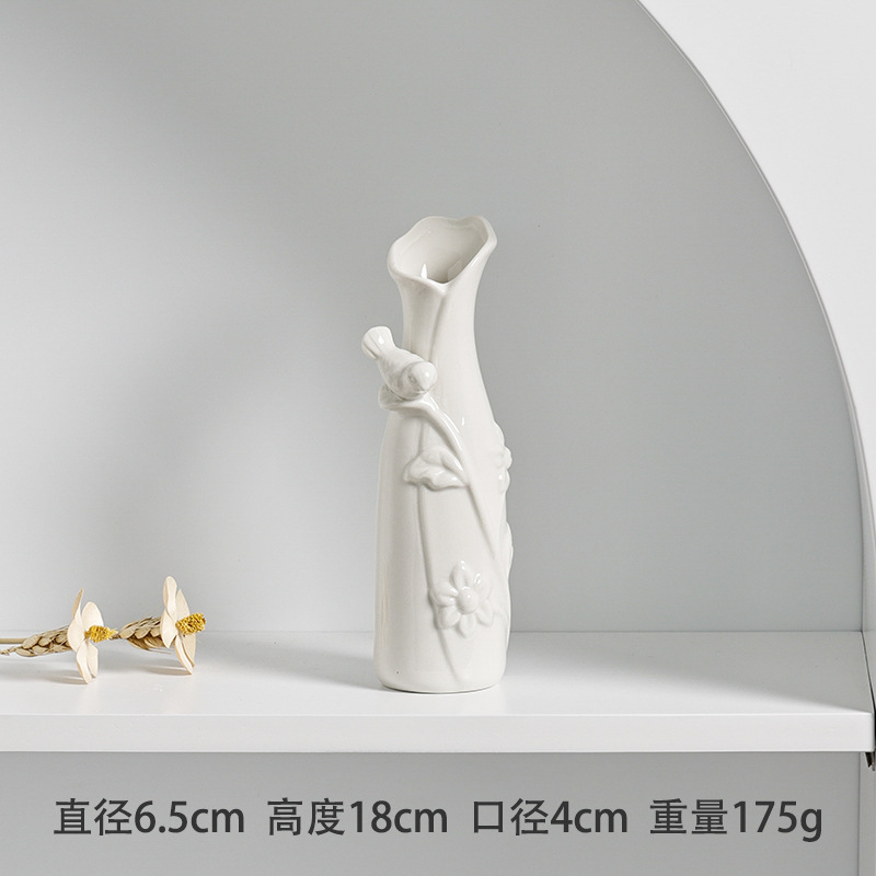 새와 꽃 향기로운 흰색