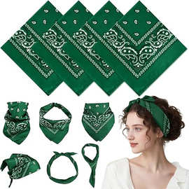 全棉小方巾定制时尚百搭街舞派对丝巾伴手礼定制logo文字图片