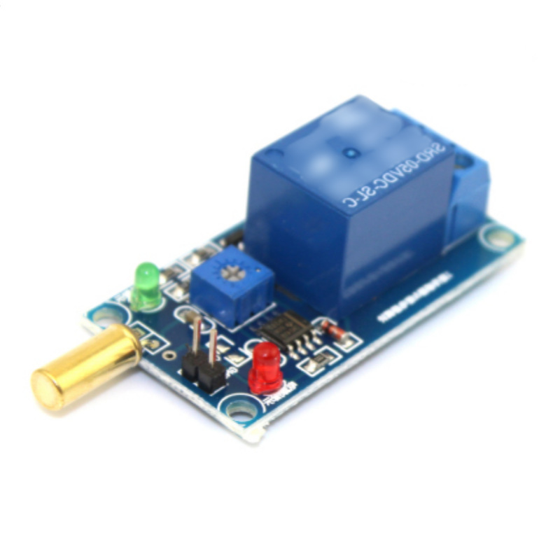 SW-520倾斜传感器继电器模块 12V 设备倾斜倾倒保护 报警触发