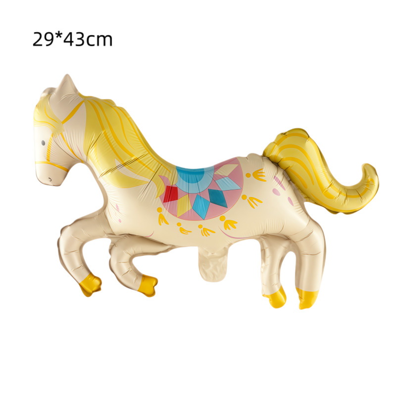 Nuevos globos de animales de circo mate mate parque de atracciones payaso decoración de fiesta de cumpleaños para niños globos de película de aluminio image 13