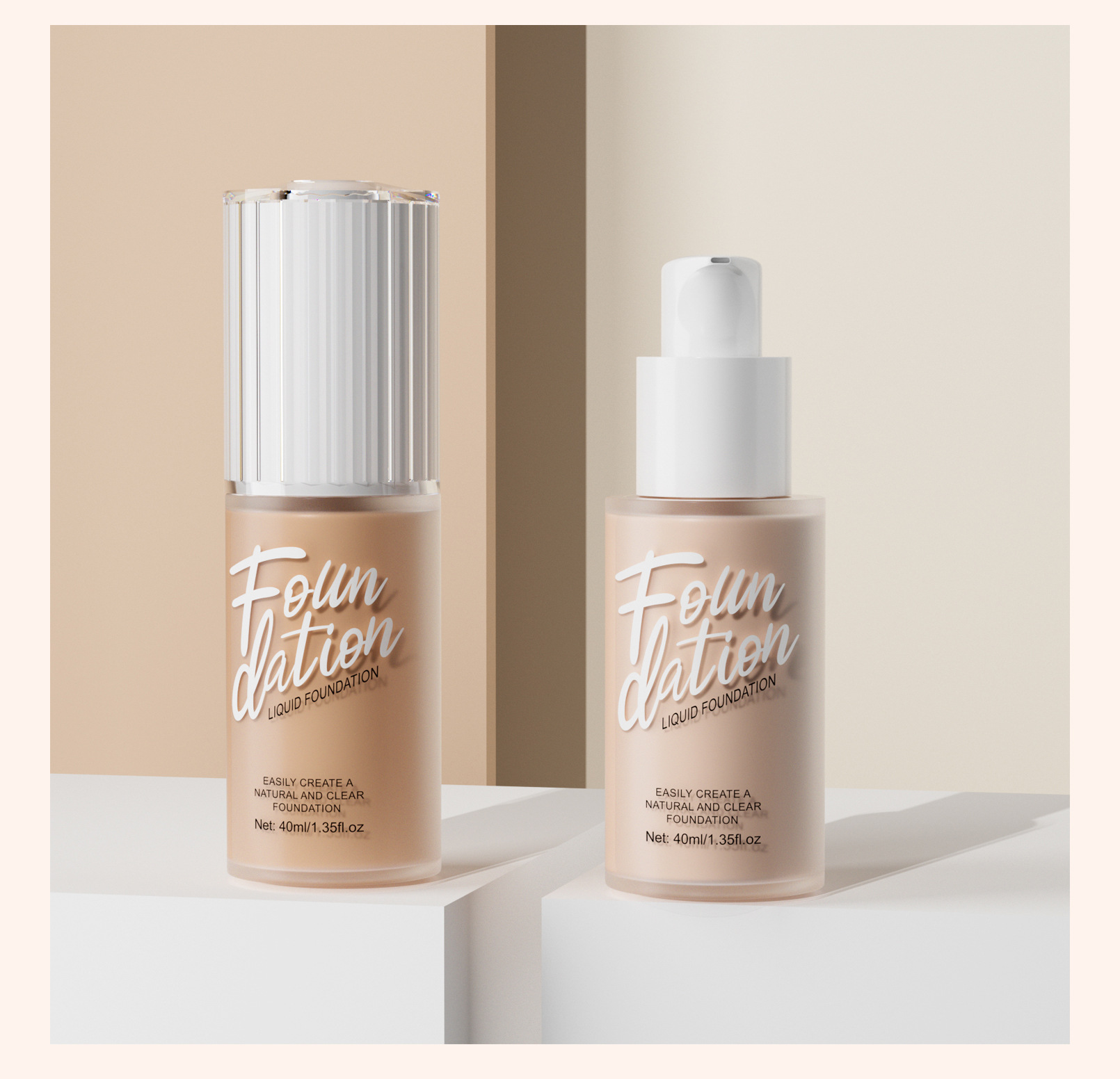 Hellokiss Foundation is a clear, smooth, natural and long-lasting European and American Foundation matte foundation makeup undefined