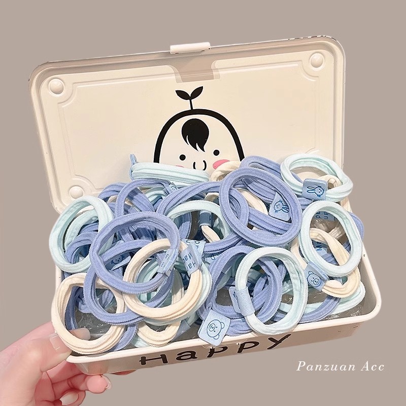 Cuerdas de cabello de alta elasticidad duradera, cola de cabello de alta altura para mujeres, no colapsar la cabeza de la cuerda de cabello de 2025 nuevo toque de correa de goma no estrangulada