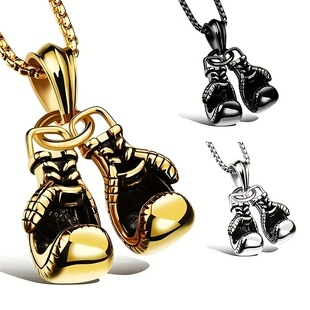 U 35428 Boxing Glove Pendant Necklace ȭ��������