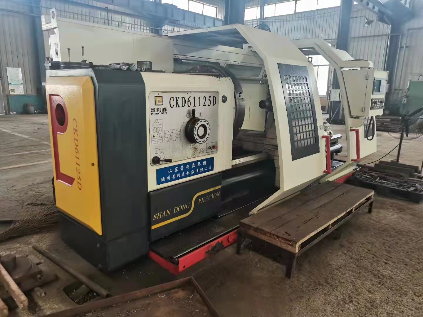 出售二手普利森CKD61125D数控卧式车床二手普利森数控车二手车床