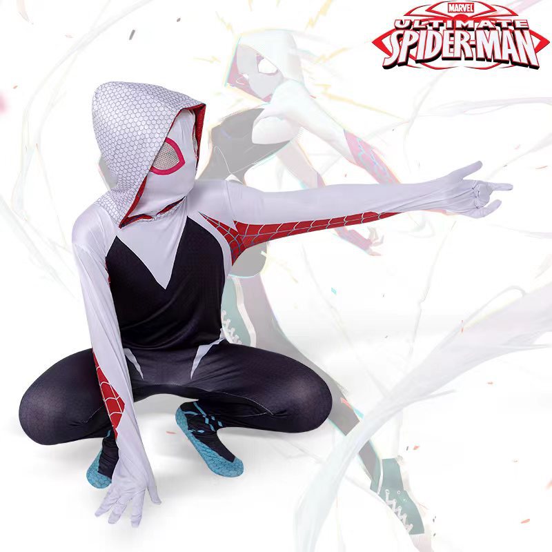 スパイダーマン ワンピース タイトスーツ ハロウィン コスプレ衣装 大人 子供用 ワンピーススーツ 衣装 コスチューム|undefined