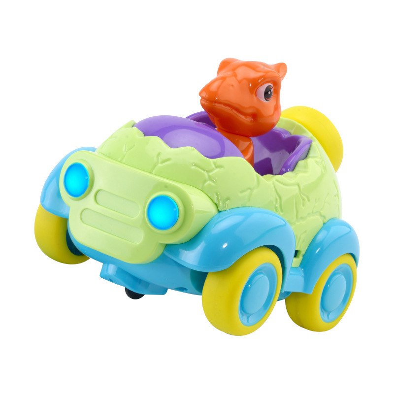Dinosaurios transfronterizos dibujos animados juguetes de luces Aliexpress coche de acrobacias para niños modelo de coche unicornio coche de control remoto