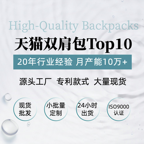 Waterproof Leather Coating Double-Shoulder Bag Men's Business Backpack Ultra-Thin Foldable Expandable Laptop Bag