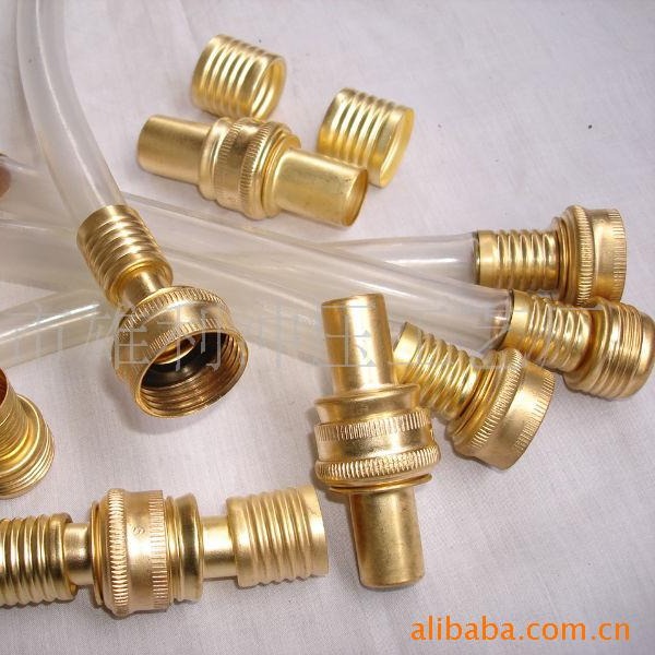 铜接头 附爪接头 铜皮接头 洗衣机接头 管接头 水带接头 外夹接头