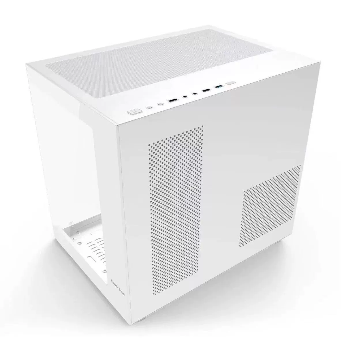 Компьютеры в стиле кросс-бордер настольные ПК корпус ATX большая пластина полностью прозрачное закалённое стекло игровая водяная холодная сборка