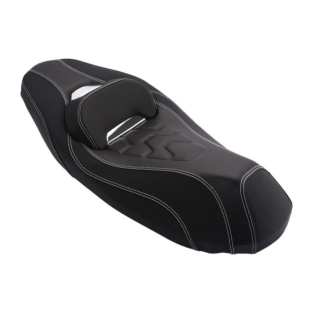 Suitable for 20-24 Models of Yamaha Nmax155 Motorcycle Modified Seat Cushion, Thickened Waterproof Lumbar Support Seat Package Assembly