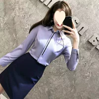 Юбка в стиле богини темперамента, профессиональная одежда, женская мода, официальная одежда, корейский стиль, рабочая одежда, одежда для работы на стойке регистрации отеля