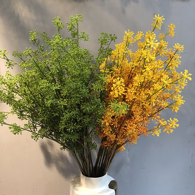 仿真7头日本野果 仿真花塑料花 婚庆家居摄影装饰青藤果枝樱花果