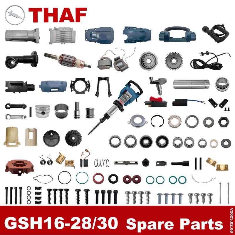 博世爆破ハンマーGSH16-28 GSH16-30予備品B部分を交換する|undefined