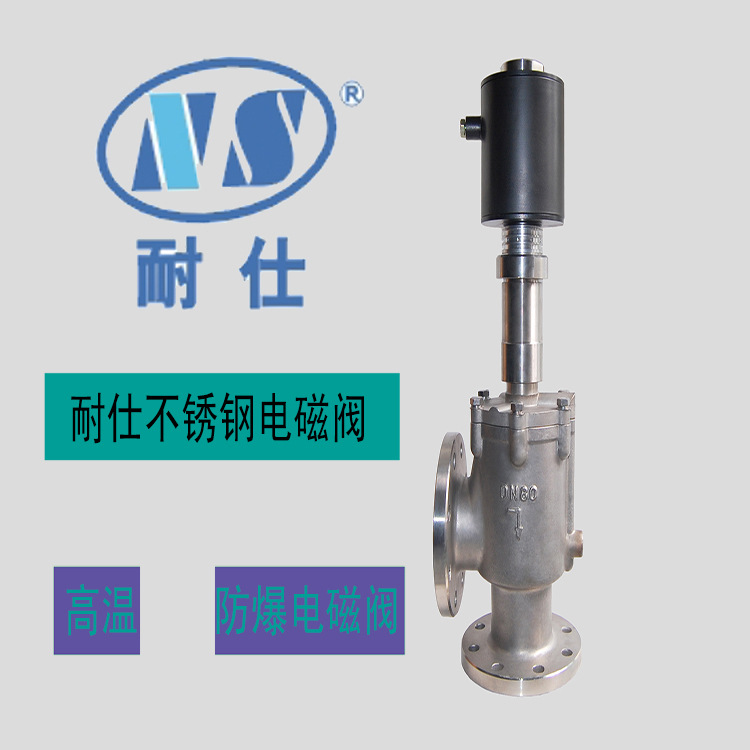 重庆耐仕专业生产厂家直销304直角先导式式高温电磁阀
