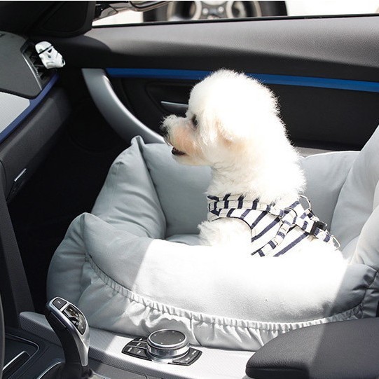 Fabricante-perrera nido de gato Four Seasons coche portátil perro y gato asiento de seguridad estera extraíble y lavable perros medianos y pequeños