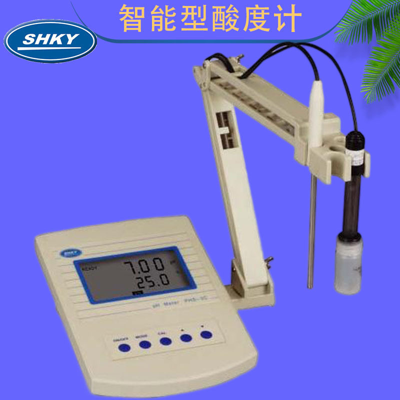 上海康仪PHS-2C精密酸度仪pH计水质检测仪自动温度补偿酸碱