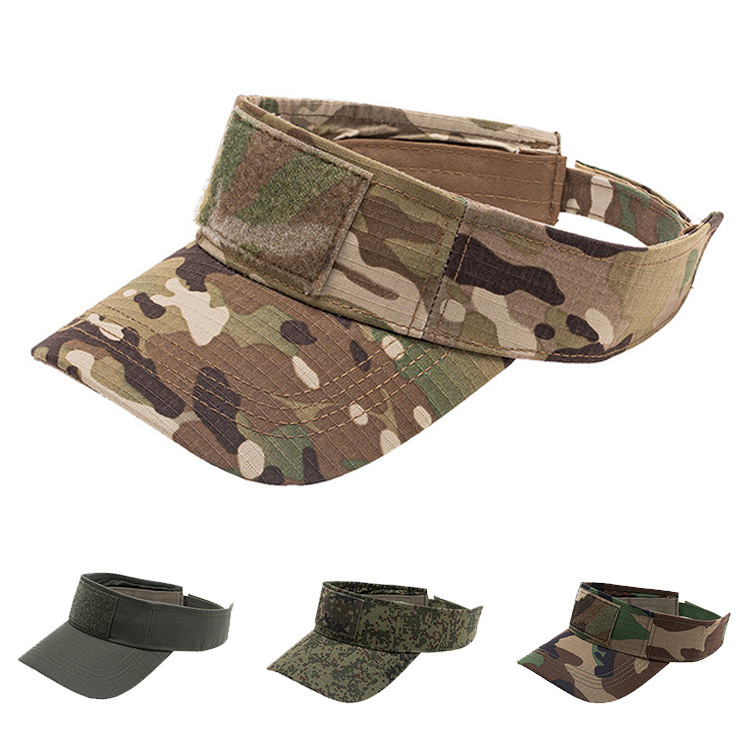 Camuflamiento sombrero de sombra al aire libre táctico sombrero de pato para hombre respirado sombrero de pesca sombrero de tenis