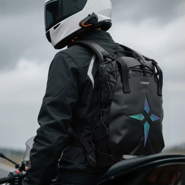 Tiger Nu's New Outdoor Backpack, Cycling Backpack, Design-Inspired Waterproof Bag, Motorcycle Equipment, Sports