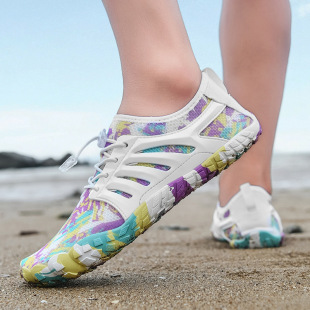 Men's and Women's Wading Shoes, Wear-Resistant Outdoor Fishing Non-Slip River Tracing Shoes, Breathable Sweat-Absorbent Sports Beach Shoes, Swimming Shoes, Running Shoes