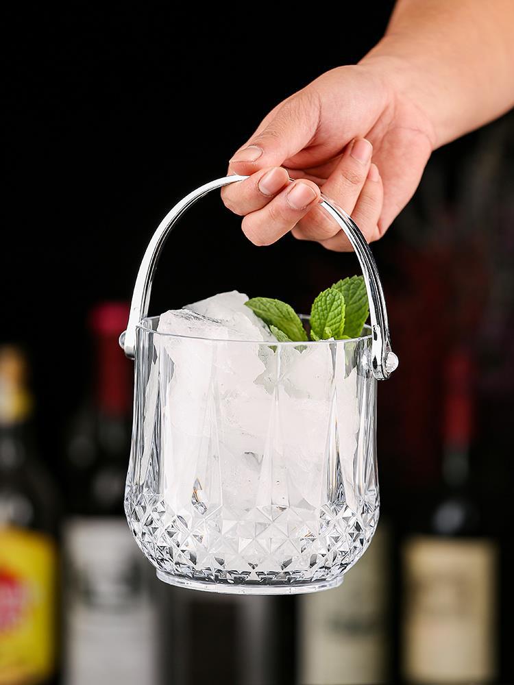 Transparent plastic ice bucket for home use for living room for…