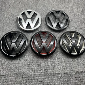 Volkswagen Golf 6 Mk6 (09-13) üçün Qara Ön və Arxa Loqo