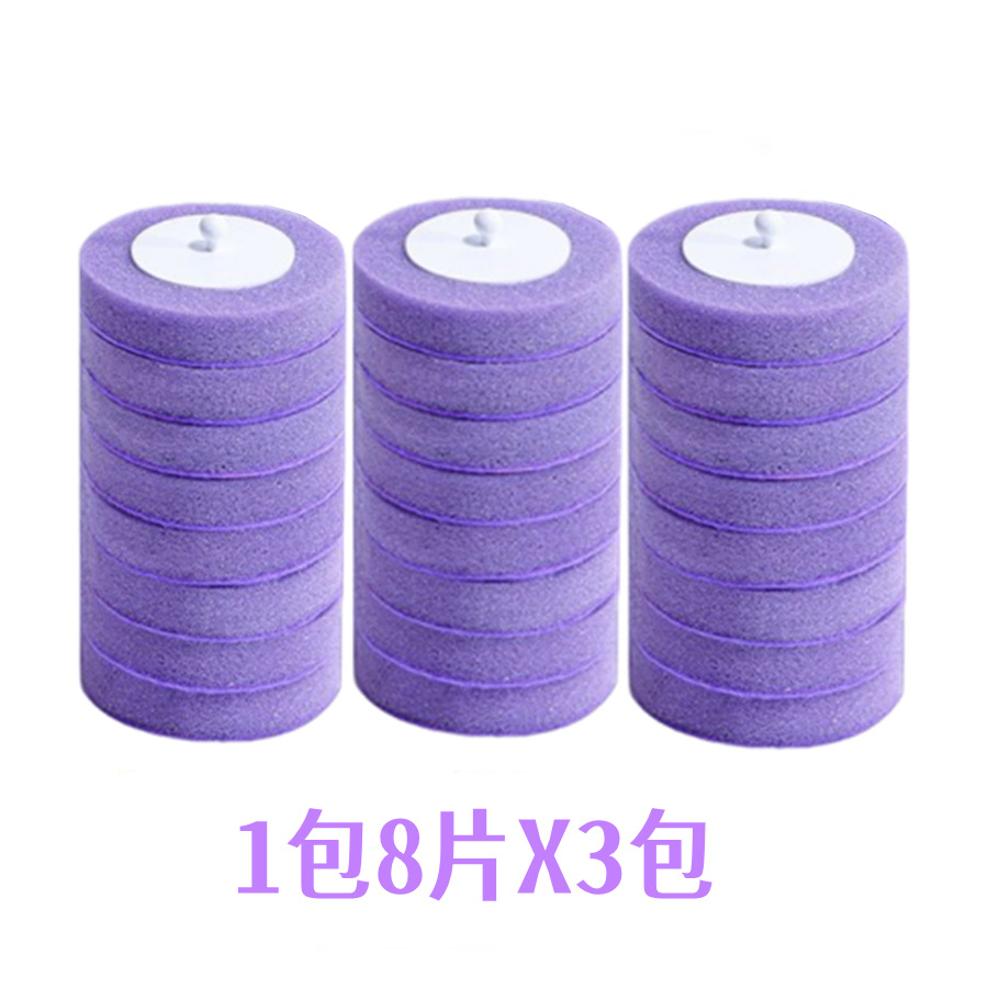 Nuevo traje de cepillo de inodoro desechable cepillo de inodoro de ángulo no muerto montado en la pared cepillo de limpieza cabeza de cepillo de reemplazo