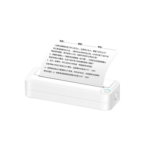 Cross-border A4 printer Bluetooth connection inkless printing portable mini student office home photo printer