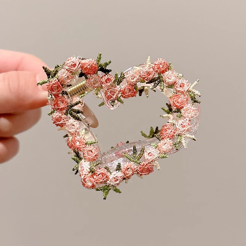 Atmósfera flor horquilla clip lateral lateral 2025 nuevo clip de flequillo horquilla rota clip bb clip de una línea horquilla tocado