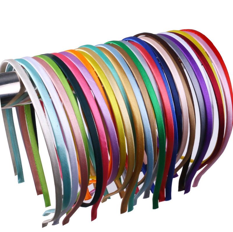Metal Fabric Headband in Rainbow Colors, Children's DIY Accessory Base, Twisty Stick Headband Base Wholesale Metal Fabric Headband in Rainbow Colors, Children's DIY Accessory Base, Twisty Stick Headband Base Wholesale