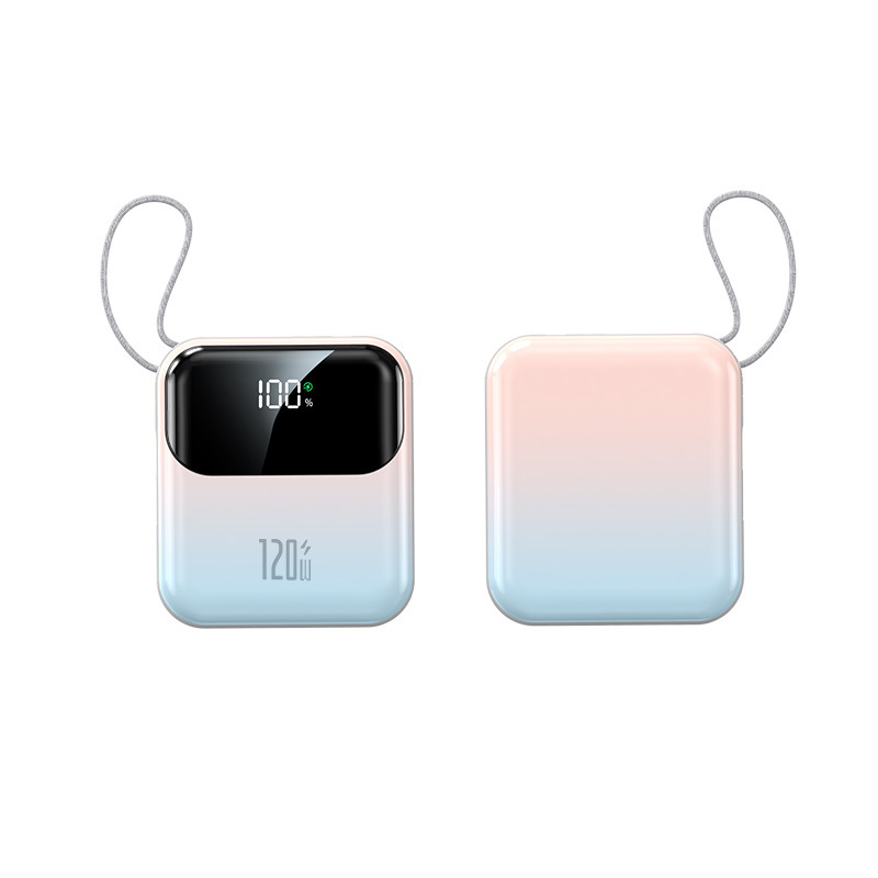 跨境充电宝2万毫安大容量自带双线超级快充可携带登机120W定logo|undefined