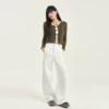 Beige trousers