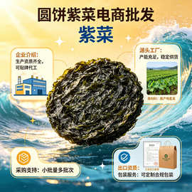 腾盛紫菜干货蛋花汤食材无料包散装商用干紫菜圆饼批发