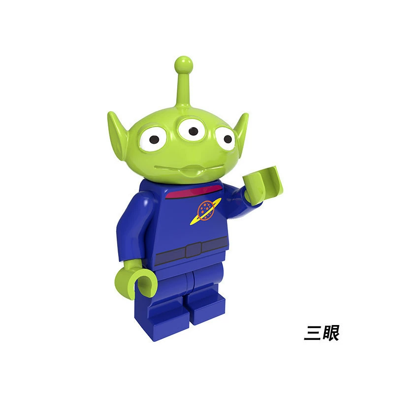 Constructor, wooden man, cartoon minifigures, doll, toy, (Cross-border trading), wholesale, small particles