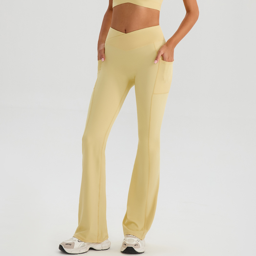 Europa y los Estados Unidos V cintura de pantalones de mujer panty de altavoz de la ropa de ejercicios pantalones de vestir pantalones de vestir pantalones