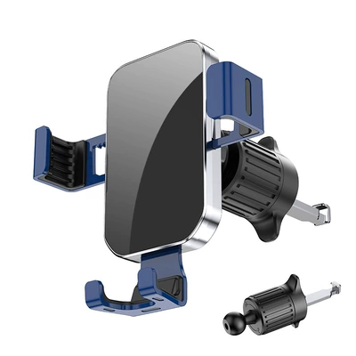 Anti-Shake Car Mount, Car – Car phone holder - yc12-mirror-gravity-bracket-hook-blue
