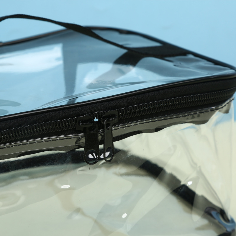 PVC 透明トイレタリー収納袋カスタムロゴ収納袋小型防水化粧品袋ポータブル大容量|undefined