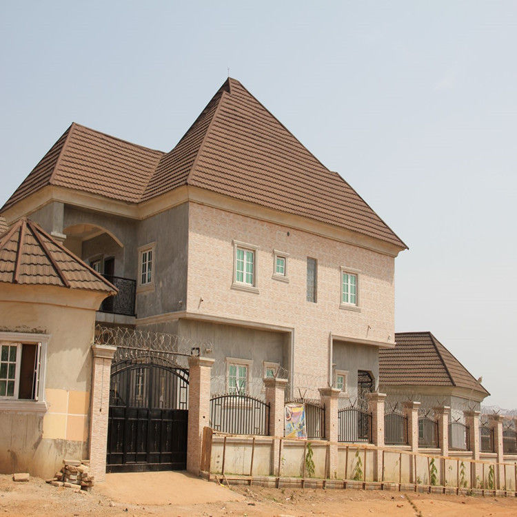 海南彩石金属瓦厂家批发 仿古屋面建材出口