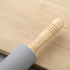 A one-handed advantage price long-handled rolling pin roller non-stick rolling pin dough stick cake rod 2 colors available