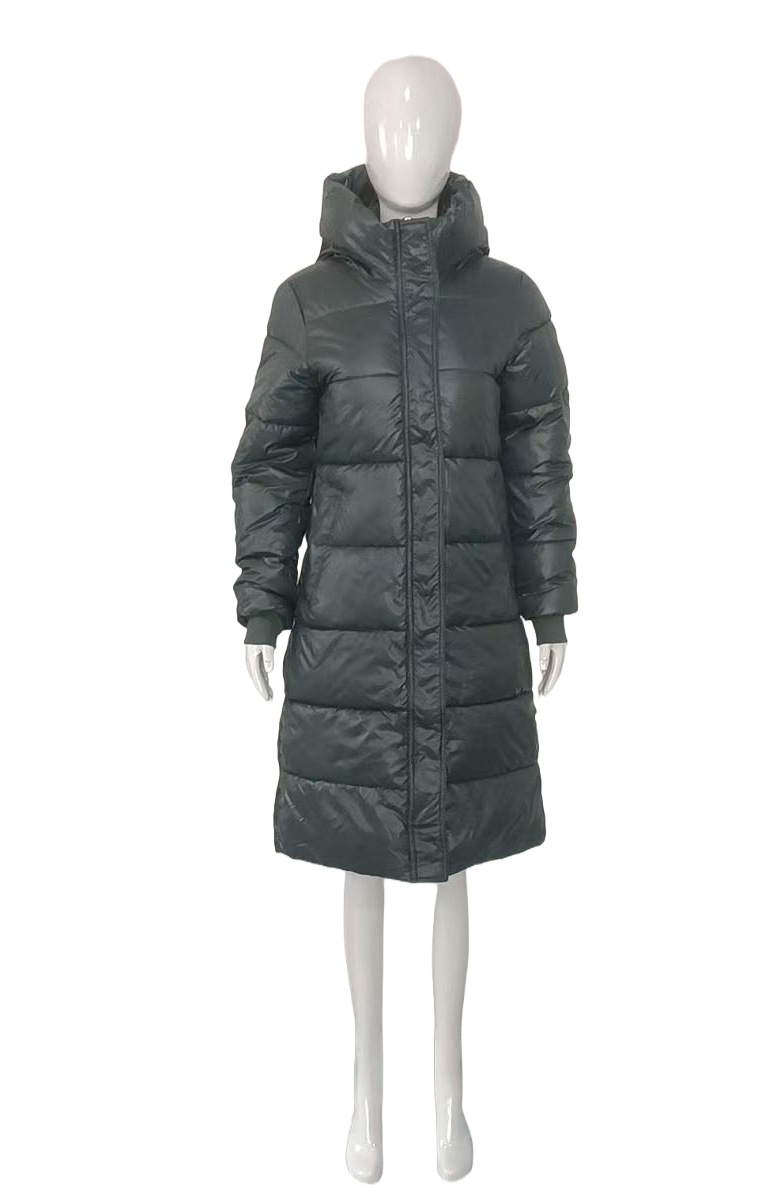 Langer Damen-Wintermantel mit Kapuze, dick gesteppt, modische und elegante Outdoor-Jacke, auch in großen Größen erhältlich_voghion.com