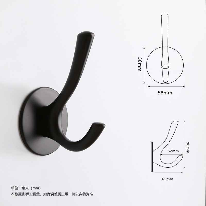 Ropa de armario gancho solo gancho de estilo europeo gancho de pasillo gancho de ropa colgante de pared gancho de pared-gancho de llave libre
