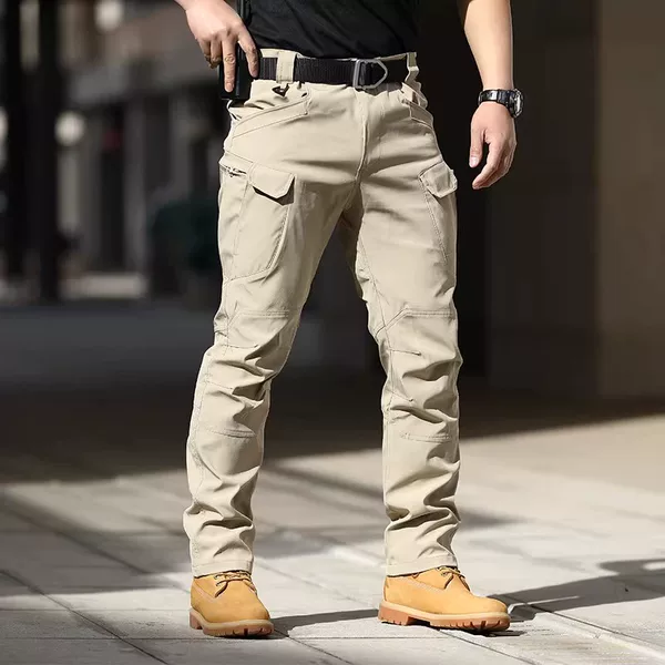 Tactical Pants for Men, Spring and Summer, Elastic Quick-Dry Pants, Outdoor Military Training Pants, Multi-Pocket Combat Pants, Workwear Pants