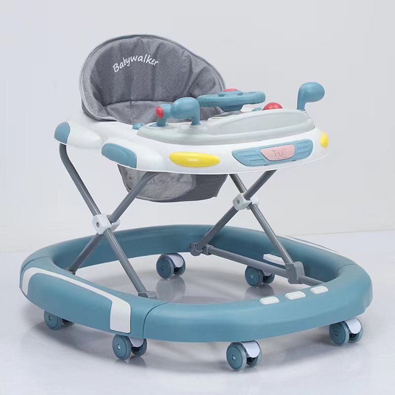 Exportación de nuevo andador para bebés, piernas anti-O, andador multifuncional anti-vuelco para bebés con música image 3